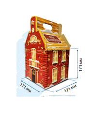 Коробка для новогодних подарков  "Домик новогодний"