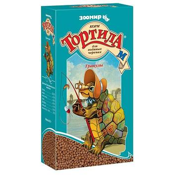 Корм для водяных черепах Тортила-М, гранулы