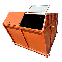 Мусорный бункер объемом 8 кубов(8000 литров) с крышкой