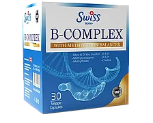 Swiss Bork® B-Complex ( комплекс витаминов B ) 30 веганских капсул