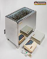 Электрокаменка для сауны THERMO CLASSIC-300, без пульта, напольная, нержавейка 30 кВт (380 Вт, 37-53 м3)
