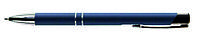 Ручка шариковая металлическая для нанесения логотипа (нажимная) Синий