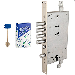 Сувальдный врезной замок Mottura 54.J787 с перекодировочным набором.