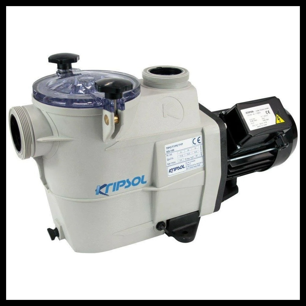 Насос Kripsol Koral KSE-50T для бассейна c префильтром (380В, производительность=7,5 м3/ч, мощность=0,58 кВт)