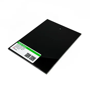 Акрил 5мм (черный 502) 1,23мХ2,45м