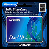 SSD-512 накопитель CeaMere (CMSSDA/520G-6GB/s) [512 ГБ, 2.5",SATA III, 500MБ/сек], фото 4