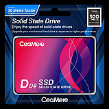SSD-512 накопитель CeaMere (CMSSDA/520G-6GB/s) [512 ГБ, 2.5",SATA III, 500MБ/сек], фото 3