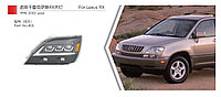 Передние фары на Lexus RX 1997-03 дизайн 2024 года