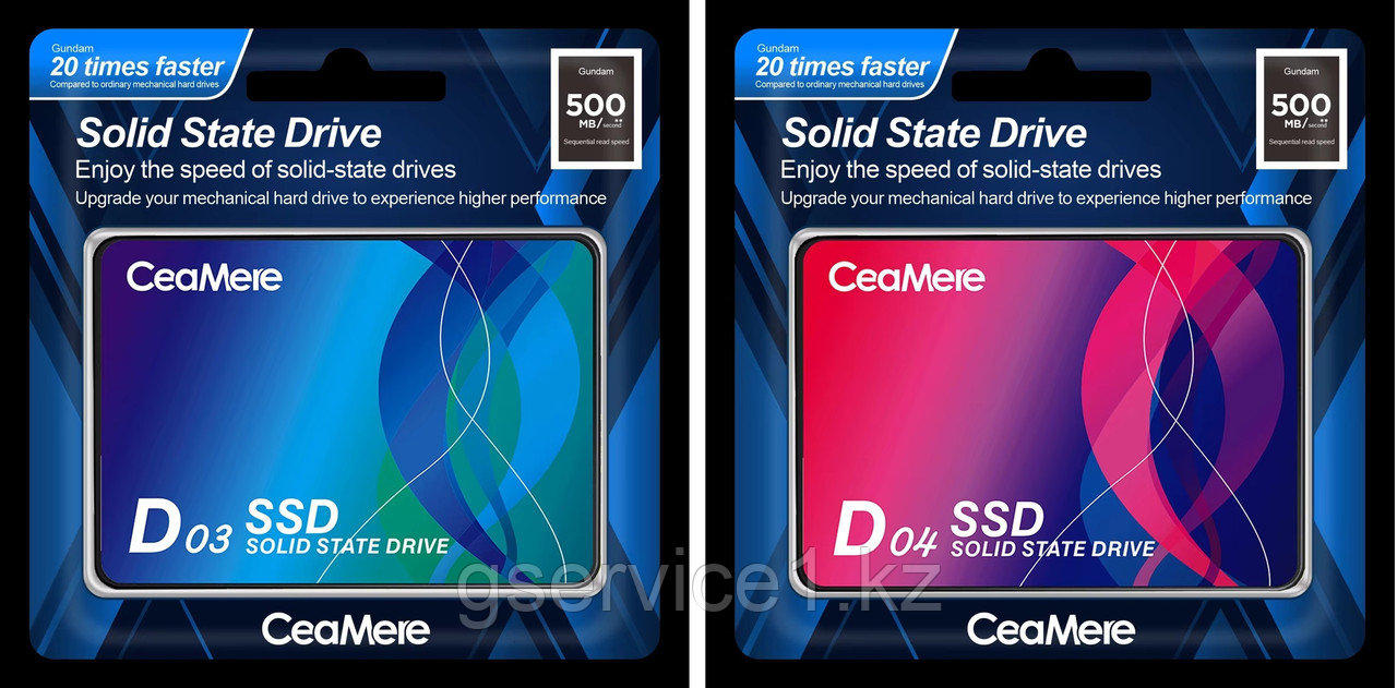 SSD-512 накопитель CeaMere (CMSSDA/520G-6GB/s) [512 ГБ, 2.5",SATA III, 500MБ/сек]