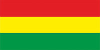 Флаг Боливии размер 1 х 2 метра.
