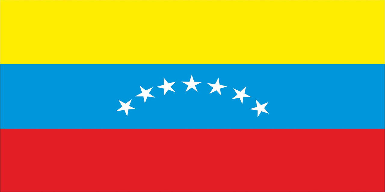 Флаг Венесуэлы размер 1 х 2 метра.