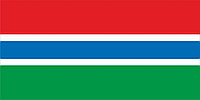Флаг Гамбия размер 1 х 2 метра.