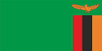 Флаг Замбия размер 1 х 2 метра.