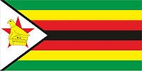 Флаг Зимбабве размер 1 х 2 метра.