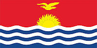 Флаг Кирибати размер 1 х 2 метра.