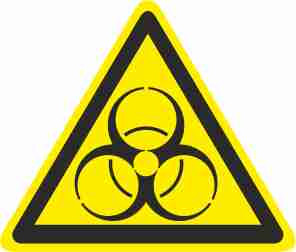 Д 16 Знак «Осторожно. Биологическая опасность (инфекционные вещества)» - фото 1 - id-p15215201