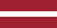 Флаг Латвии размер 1 х 2 метра.