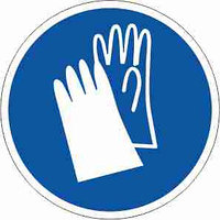 E 06	  Знак «Работать в защитных перчатках» 