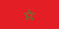 Флаг Марокко размер 1 х 2 метра.
