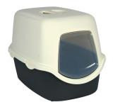 Trixie серый-кремовый с угольным фильтром Туалет для кошек закрытый  40 × 40 × 56см