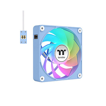 Кулер для компьютерного корпуса Thermaltake CT120 ARGB Sync PC Cooling Fan Hydrangea Blue (3 pack), фото 4