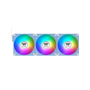 Кулер для компьютерного корпуса Thermaltake CT140 ARGB Sync PC Cooling Fan Hydrangea Blue (3 pack), фото 3