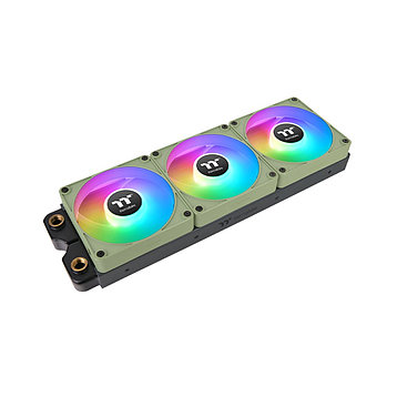 Кулер для компьютерного корпуса Thermaltake CT140 ARGB Sync PC Cooling Fan Matcha Green (3 pack), фото 1