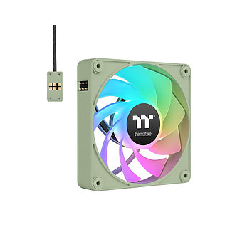 Кулер для компьютерного корпуса Thermaltake CT140 ARGB Sync PC Cooling Fan Matcha Green (3 pack), фото 4