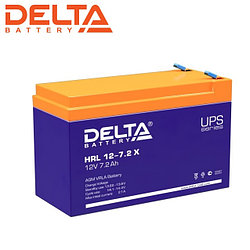 Аккумулятор Delta HRL 12-7.2 X (12V / 7.2Ah | Длина, мм 151 | Ширина, мм 65 | Высота, мм 94)