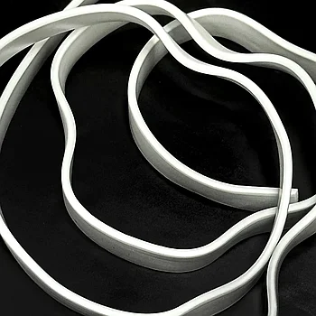 Резинка под профиль для ткани 10мм белая