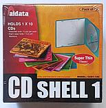 Бокс для CD/DVD пластиковый цветной, фото 2