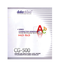 Datavideo CG-500 - Генератор титров и графики
