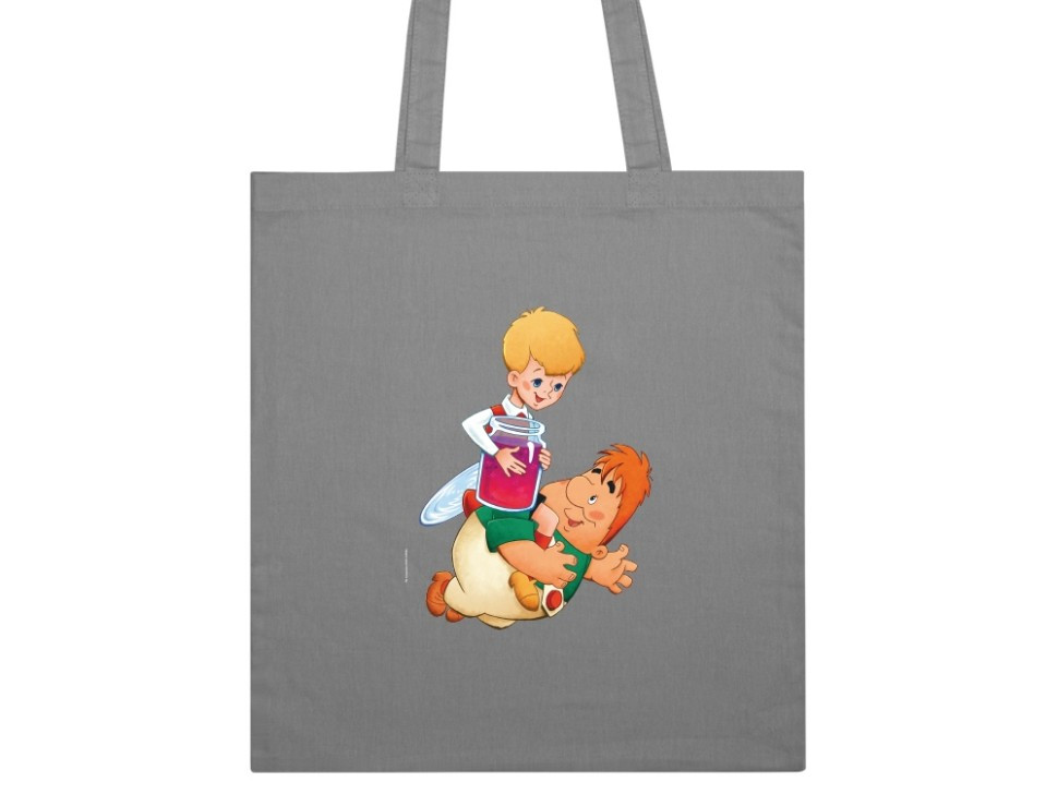 Сумка из хлопка 105 г/м2 Карлсон, серый, фото 1