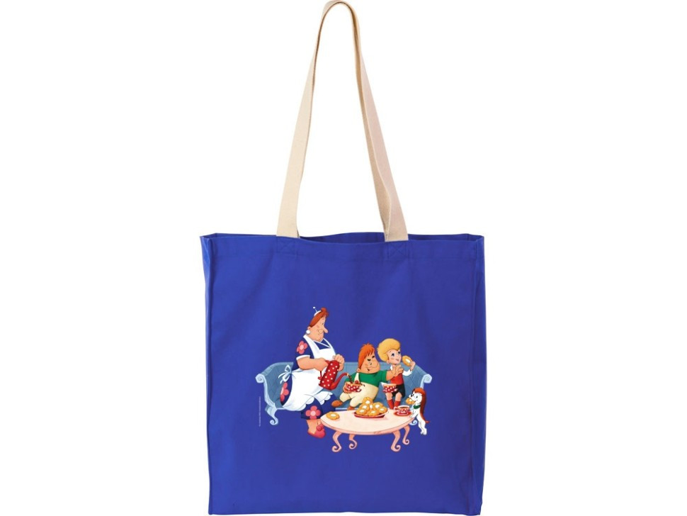 Сумка 250 г/м2 с донной складкой Карлсон, синий, фото 1