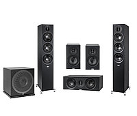 Комплект акустики 5.1 для домашнего кинотеатра ELAC DEBUT 3.0 5 черный