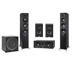 Комплект акустики 5.1 для домашнего кинотеатра ELAC DEBUT 3.0 5 черный