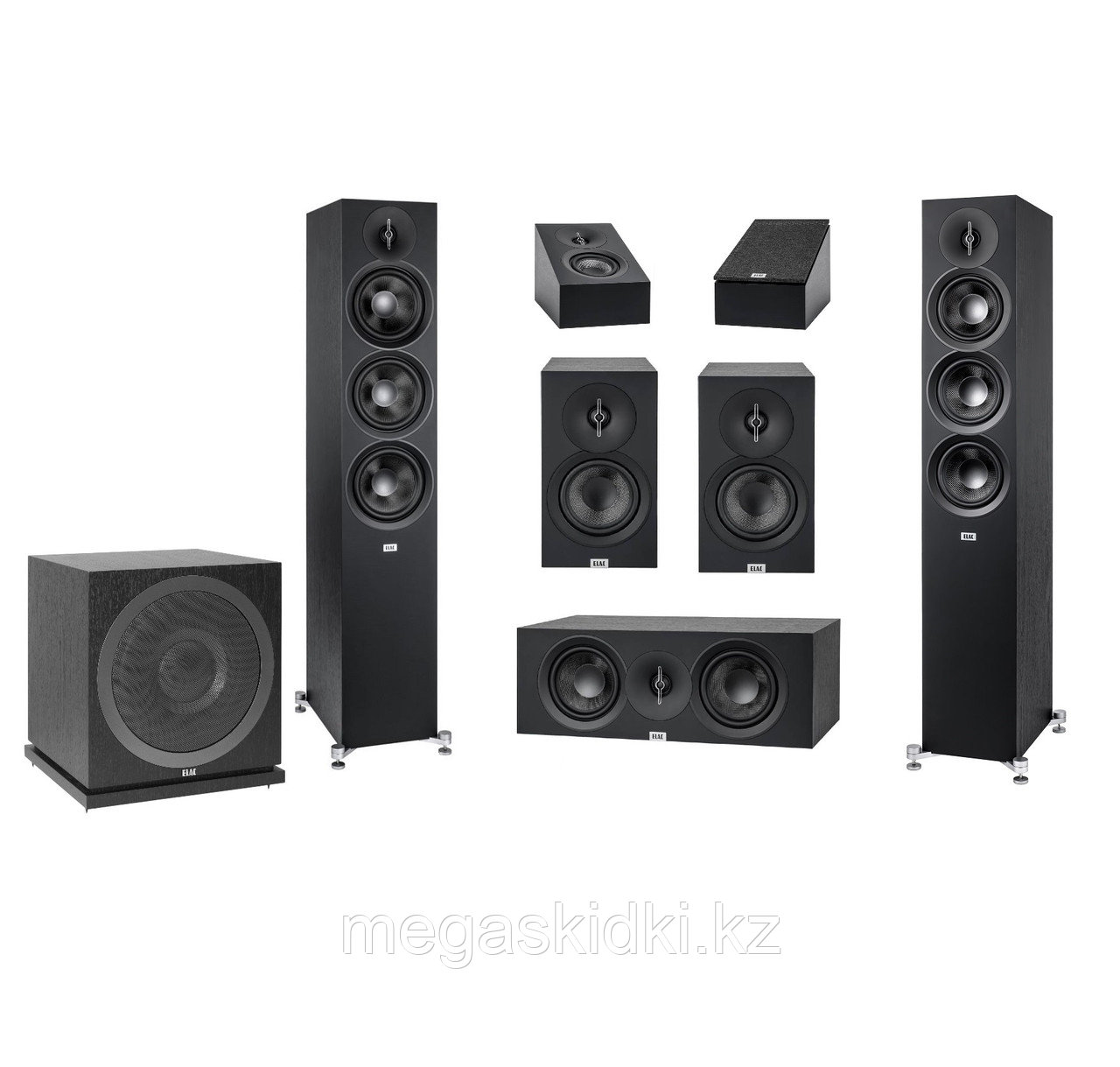 Комплект акустики 7.1 для домашнего кинотеатра ELAC DEBUT 3.0 5 черный