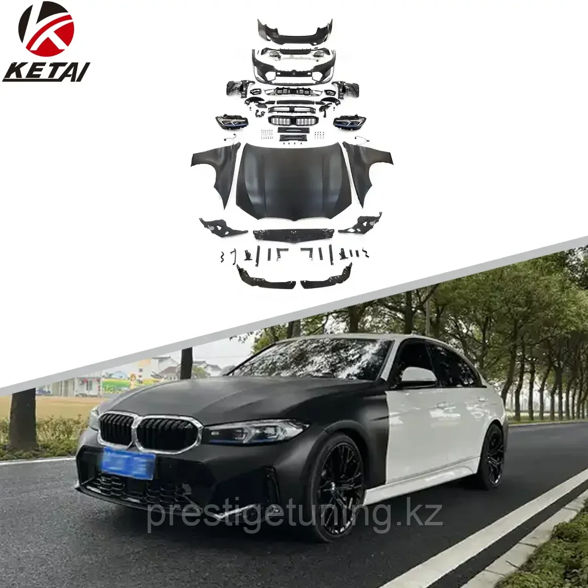 Рестайлинг набор на BMW 3-серия (F30/35) 2011-18 в (G20/28) 2024 полный FULL
