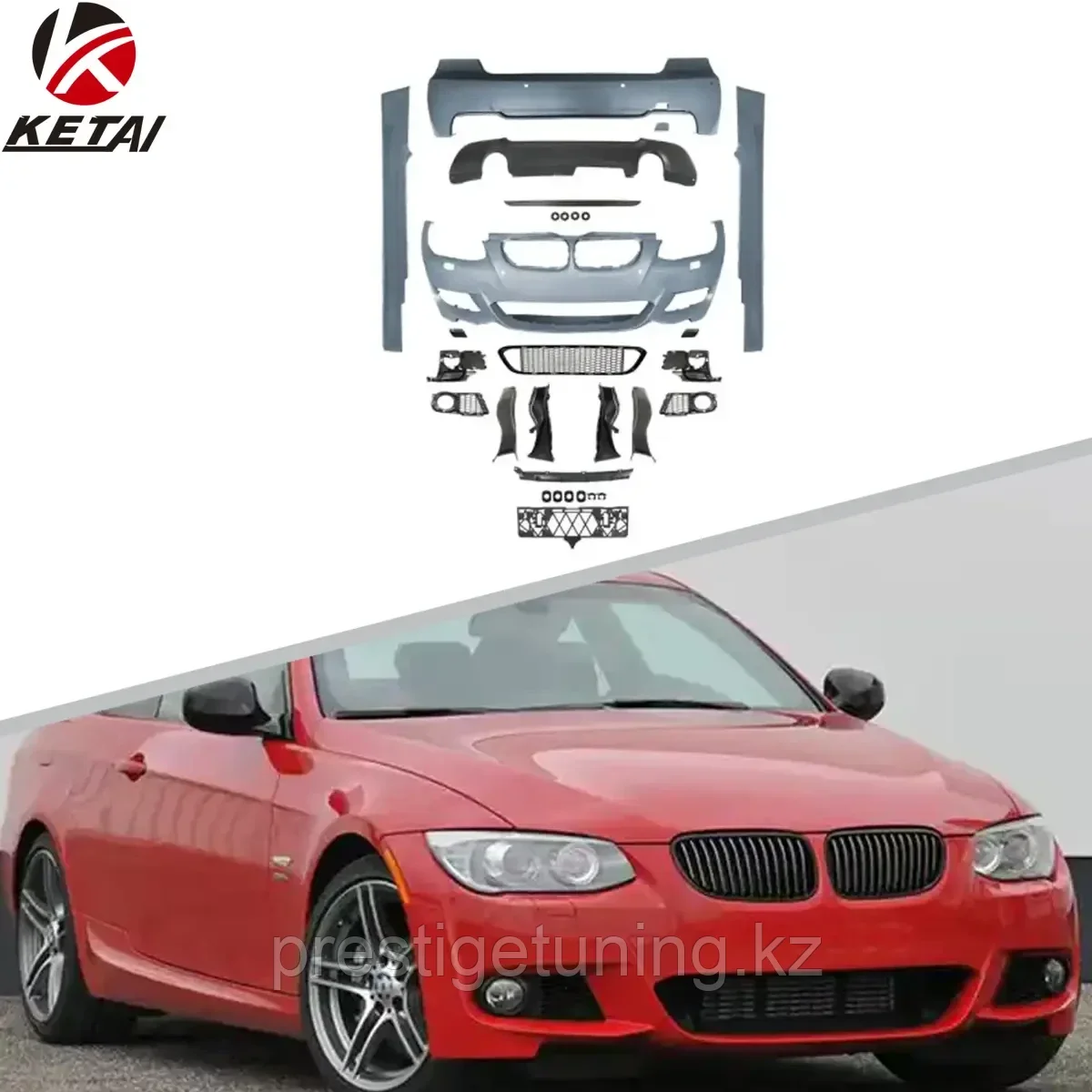 Комплект обвеса на BMW 3-серия (E92) 2010-13 LCI дизайн M-Tech