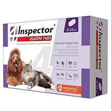 Inspector Quadro таблетки  для кошек и собак  8-16кг I403