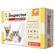 Inspector Quadro таблетки  для кошек и собак  0,5-2кг I401