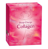 Коллаген с экстрактом розы и витамином С в стиках, на 30 дней, FANCL Deep Charge Collagen 3000