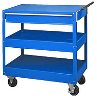 Тележка инструментальная 3 полки, выдвижной ящик TC301-2-X (BIG RED)