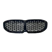 Решетка радиатора на BMW 1-серия III (F40) 2019-23 дизайн Diamond (Хром)