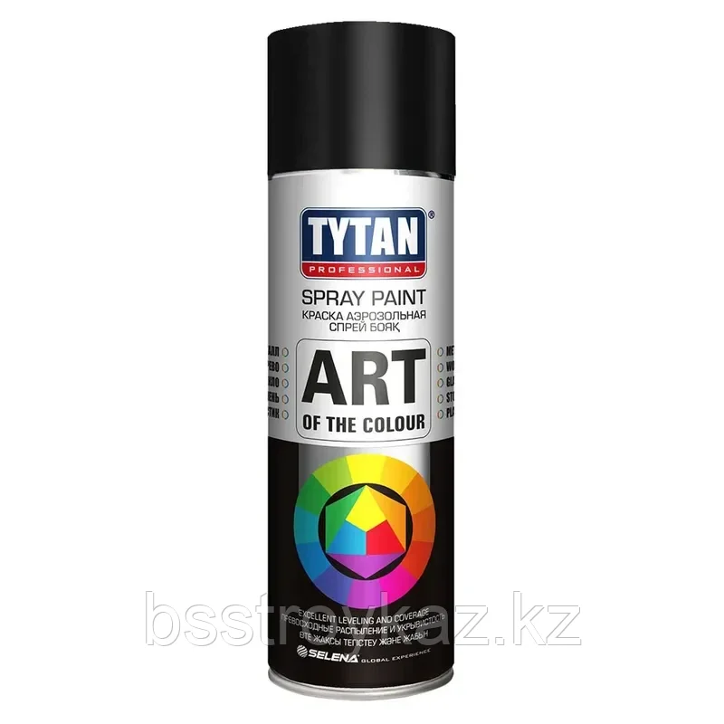 Краска аэрозольная TYTAN PROFESSIONAL RAL 9005 черная глянцевая 400мл, фото 1