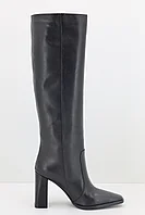 Стильные женские сапоги натуральная кожа, демисезонная женская обувь