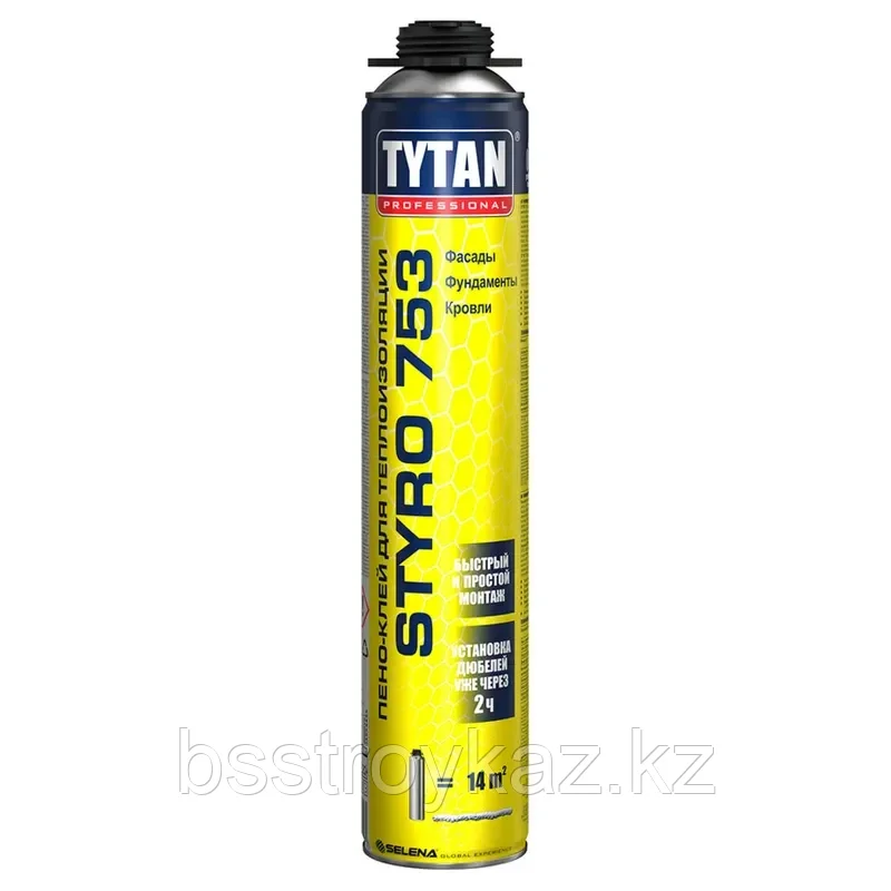 Клей полиуретановый TYTAN PROFESSIONAL STYRO 753 для теплоизоляции 750мл 10026188
