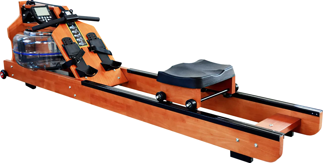 Гребной тренажер Wooden Water Rower FT-005, фото 1