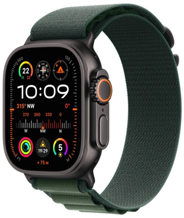 Apple Watch Ultra Series 2 GPS 2024 + Cellular ALPINE LOOP Loop 49 мм Dark Green