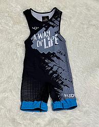 Борцовское трико нательник для борьбы (3453)